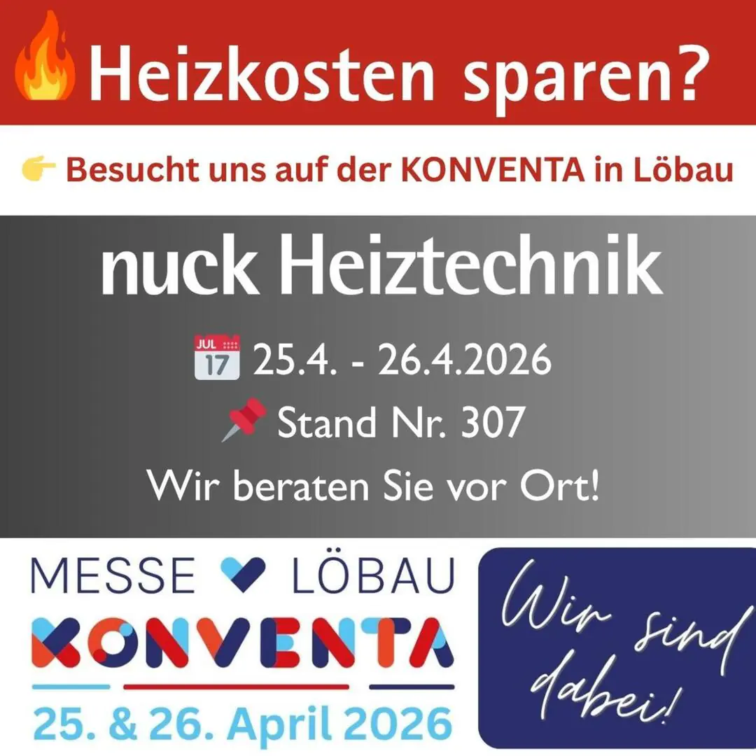nuck Heiztechnik auf der KONVENTA in Löbau