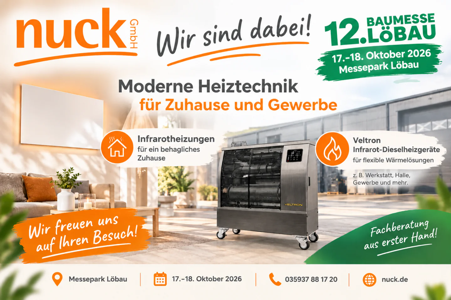 Baumesse in Löbau und wir sind dabei!